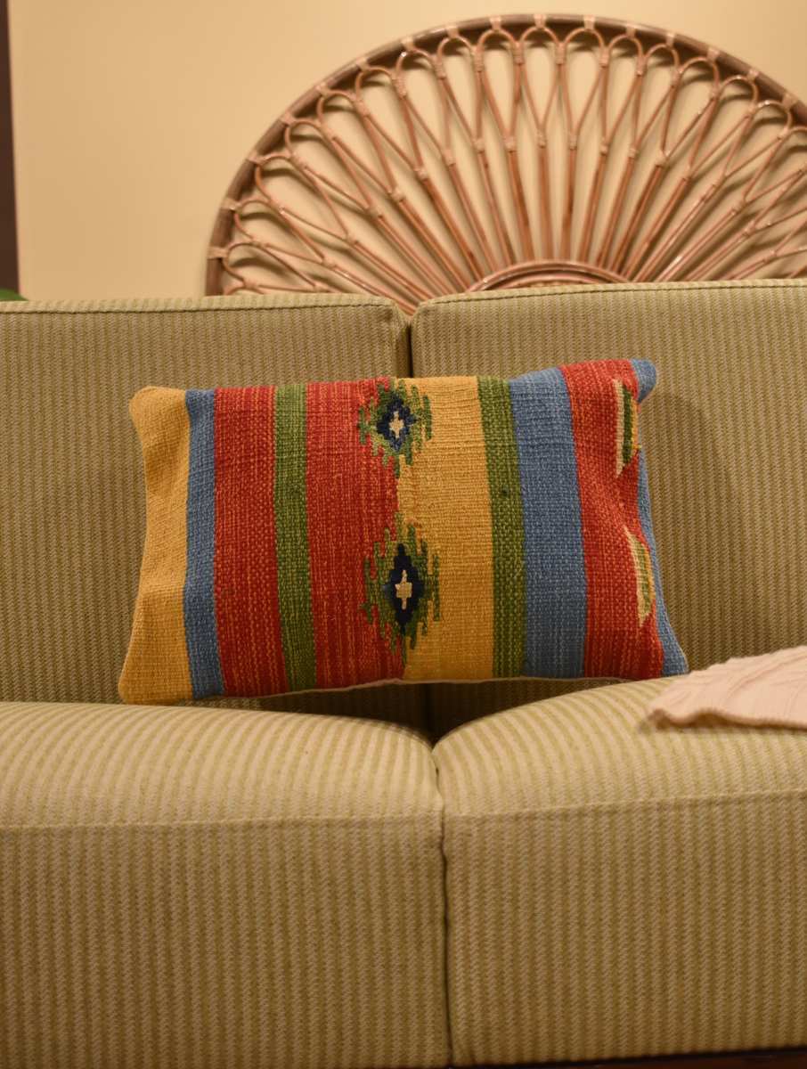 Ochre Kilim Cushion Covers