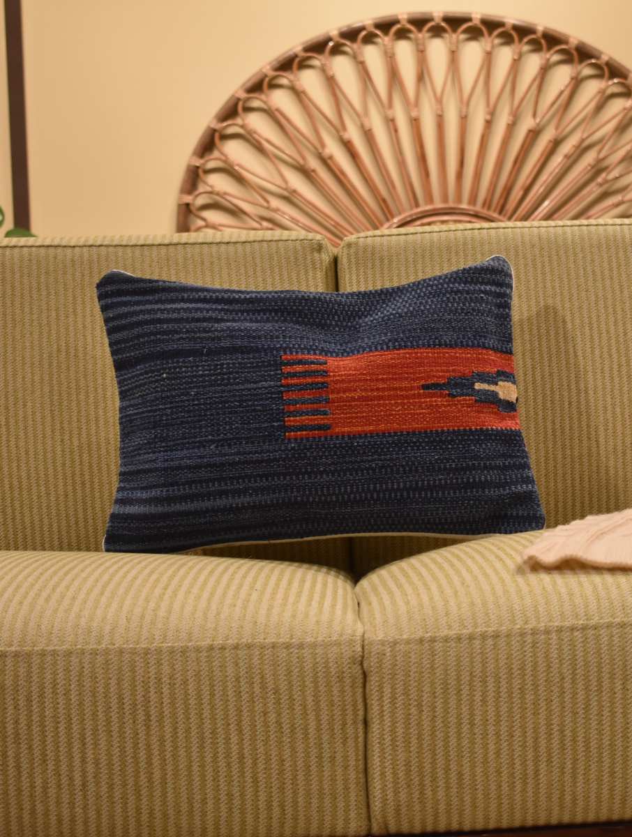 Clay Kilim Cushion Cover