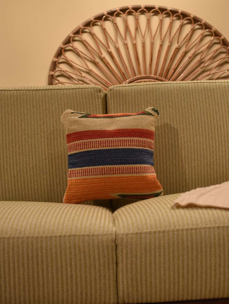 Umber Kilim Cushion Cover