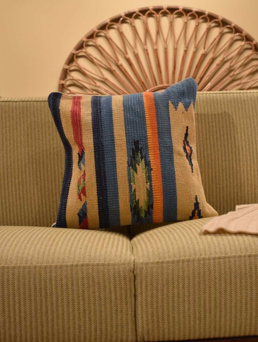 Earth & Sky Kilim Cushion Cover